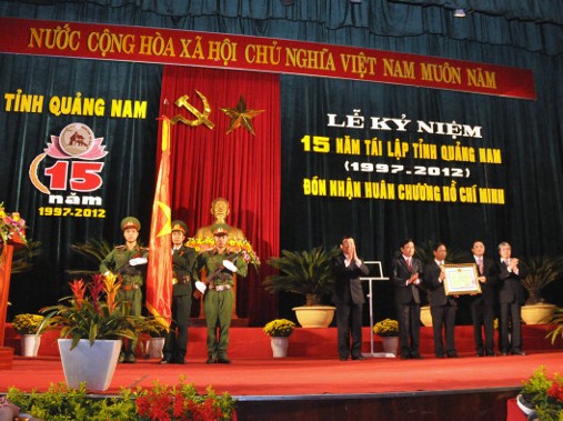 Quang Nam province marks its 15th anniversary - ảnh 1
